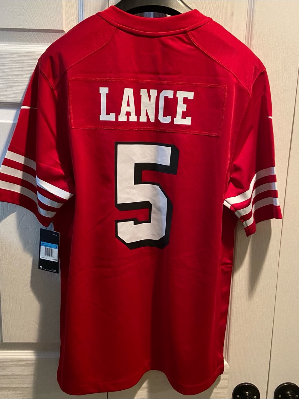 $130 NWT Nike San Francisco 49ers Trey Lance Alternate Jersey - Size Medium